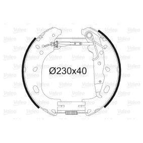 Bremsensatz, Trommelbremse 554898 von VALEO günstig für 193,08 € online kaufen