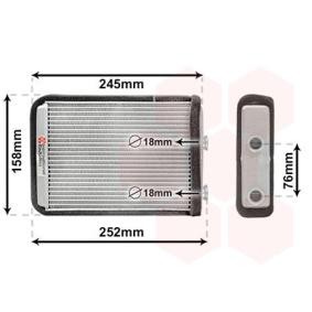 Wärmetauscher, Innenraumheizung 17006220 von VAN WEZEL günstig für 40,80 € online kaufen