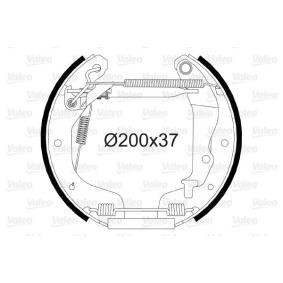 Comprar Kit frenos, disco de tambor de VALEO 554874 a bajo precio de 172,32 €