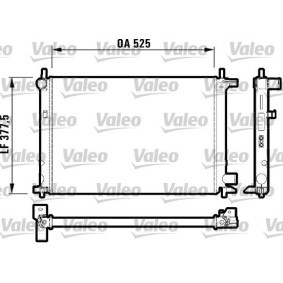 Achetez des Radiateur du moteur VALEO 731770 à prix pour 77,50 €