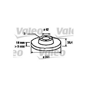 Comprar Disco de freno de VALEO 186142 a bajo precio de 43,00 €