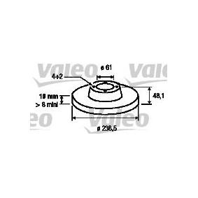 Bremsscheibe 186435 von VALEO günstig für 62,35 € online kaufen