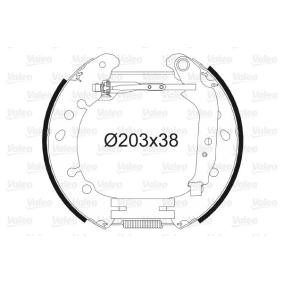 Comprar Kit frenos, disco de tambor de VALEO 554896 a bajo precio de 167,58 €