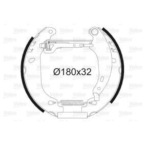 Bremsensatz, Trommelbremse 554634 von VALEO günstig für 97,69 € online kaufen