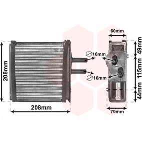 Wärmetauscher, Innenraumheizung 17006150 von VAN WEZEL günstig für 33,63 € online kaufen