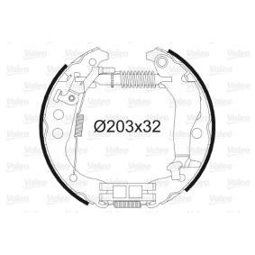 Bremsensatz, Trommelbremse 554893 von VALEO günstig für 149,08 € online kaufen