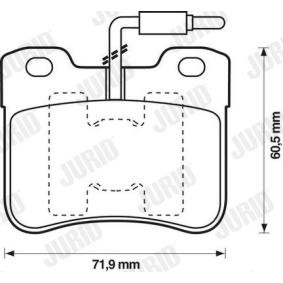 Bremsbeläge 571473J von JURID günstig für 19,54 € online kaufen