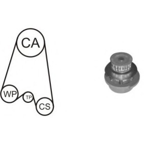 Achetez des Kit de distribution + pompe à eau AIRTEX WPK-1164-C01 à prix pour 69,46 €