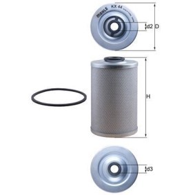 Compre Filtro de combustível da MAHLE ORIGINAL KX 44D a um preço baixo por 11,49 €