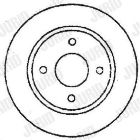 Bremsscheibe 561643J von JURID günstig für 75,15 € online kaufen