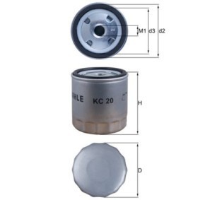 Comprar Filtro combustible de KNECHT KC 20 a bajo precio de 10,34 €