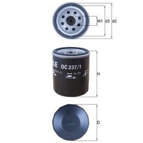 Ölfilter OC 237/1 von KNECHT günstig für 9,81 € online kaufen