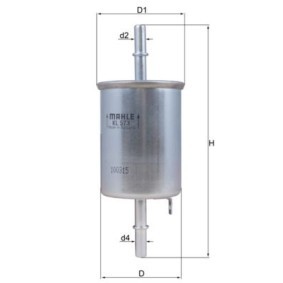 Achetez des Filtre à carburant KNECHT KL 573 à prix pour 12,23 €