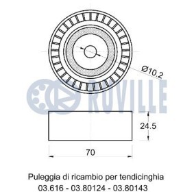 Steuerkettenspanner 3452016 von RUVILLE günstig für 61,70 € online kaufen