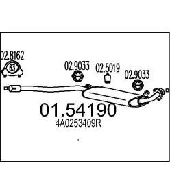 Acquista Marmitta centrale da MTS 01.54190 a buon mercato per soli 68,55 €