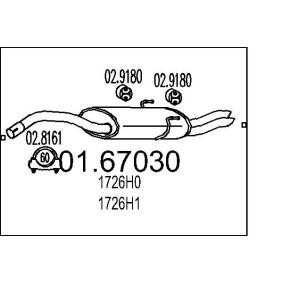 Acquista Marmitta da MTS 01.67030 a buon mercato per soli 65,57 €
