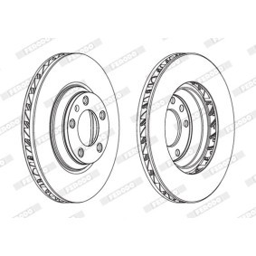 Bremsscheibe DDF1027-1 von FERODO günstig für 62,19 € online kaufen