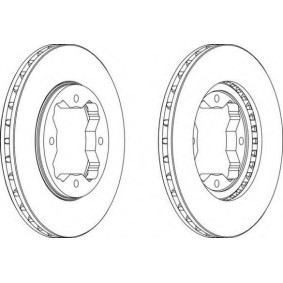 Bremsscheibe DDF450-1 von FERODO günstig für 51,87 € online kaufen