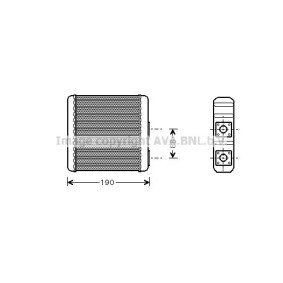 Compre Radiador de calefacción de PRASCO online para Sunny III Hatchback (N14) a precios moderados