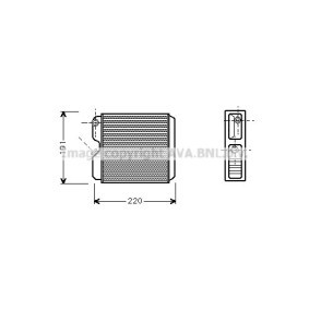 Wärmetauscher, Innenraumheizung OL6240 von PRASCO günstig für 98,95 € online kaufen