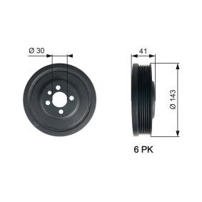 Acquista Puleggia cinghia albero a gomiti da GATES TVD1001 a buon mercato per soli 46,95 €