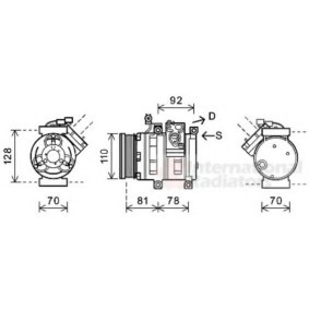 Acquista Compressore aria condizionata da VAN WEZEL 8100K100 a buon mercato per soli 249,57 €