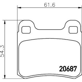 Bremsbeläge MDB1560 von MINTEX günstig für 21,89 € online kaufen