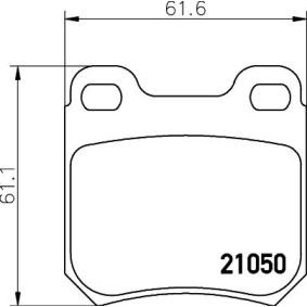 Bremsbeläge für CADILLAC von MINTEX