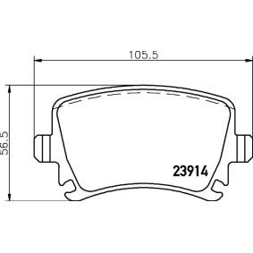 Bremsbeläge MDB2580 von MINTEX günstig für 22,11 € online kaufen