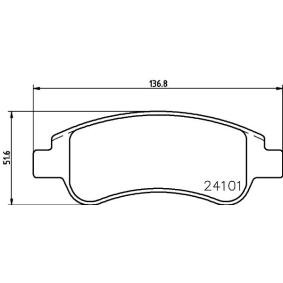 Bremsbeläge MDB2628 von MINTEX günstig für 28,78 € online kaufen