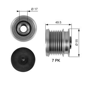 Generatorfreilauf OAP7086 von GATES günstig für 56,05 € online kaufen