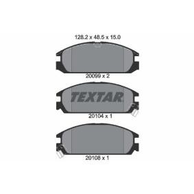 Compre Pastilhas de travão da TEXTAR 2009902 a um preço baixo por 26,60 €