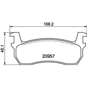 Bremsbeläge MDB1219 von MINTEX günstig für 20,24 € online kaufen