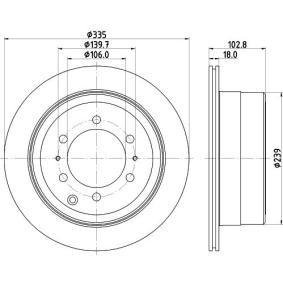 Bremsscheibe für LEXUS von MINTEX
