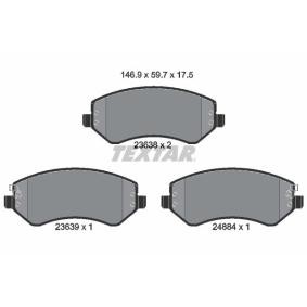 Bremsbeläge 2363801 von TEXTAR günstig für 43,73 € online kaufen
