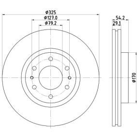 Bremsscheibe für SAAB von MINTEX