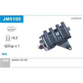 Zündspule JM5105 von JANMOR günstig für 47,25 € online kaufen