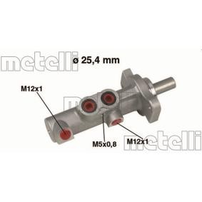 Hauptbremszylinder 05-0425 von METELLI günstig für 85,64 € online kaufen