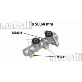 Comprar Cilindro principal de freno de METELLI 05-0514 a bajo precio de 49,00 €