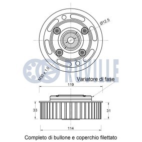 Umlenk- / Führungsrolle, Keilrippenriemen 56035 von RUVILLE günstig für 16,53 € online kaufen