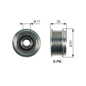 Generatorfreilauf OAP7166 von GATES günstig für 42,81 € online kaufen