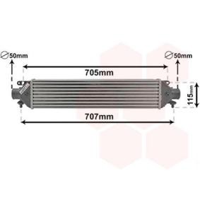 Achetez des Intercooler VAN WEZEL 17004321 à prix pour 91,45 €