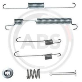 Comprar Juego de accesorios, zapatas de freno de A.B.S. 0822Q a bajo precio de 8,23 €