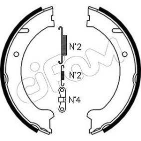 Bremsbackensatz, Feststellbremse 153-480K von CIFAM günstig für 52,20 € online kaufen