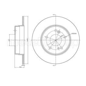 Bremsscheibe 800-277C von CIFAM günstig für 32,64 € online kaufen