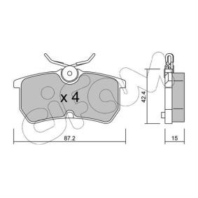 Bremsbeläge 822-317-0 von CIFAM günstig für 59,22 € online kaufen