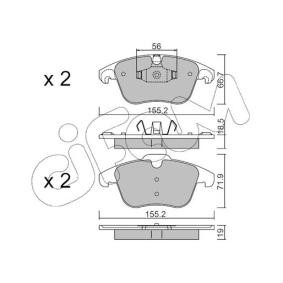 Compre Pastilhas de travão da CIFAM 822-675-3 a um preço baixo por 56,12 €
