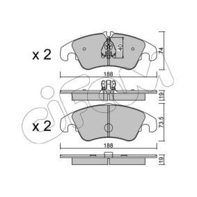 Bremsbeläge 822-775-6 von CIFAM günstig für 95,47 € online kaufen
