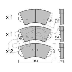 Compre Pastilhas de travão da CIFAM 822-842-0 a um preço baixo por 62,22 €