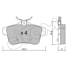 Compre Pastilhas de travão da CIFAM 822-855-0 a um preço baixo por 56,03 €